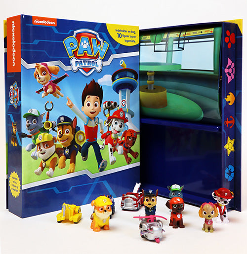 Forside til bogen Paw Patrol - Busy Book (m. bog, 10 figurer og legemåtte)