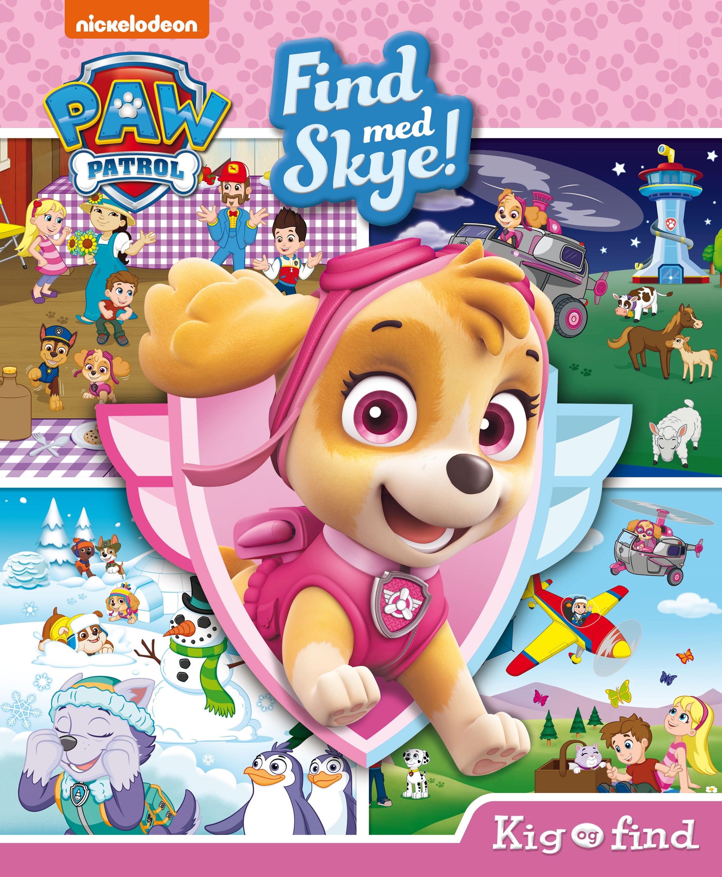 Forside til bogen Nickelodeon Kig & Find Paw Patrol Skye