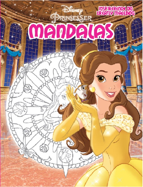 Forside til bogen Mandalas Disney Belle