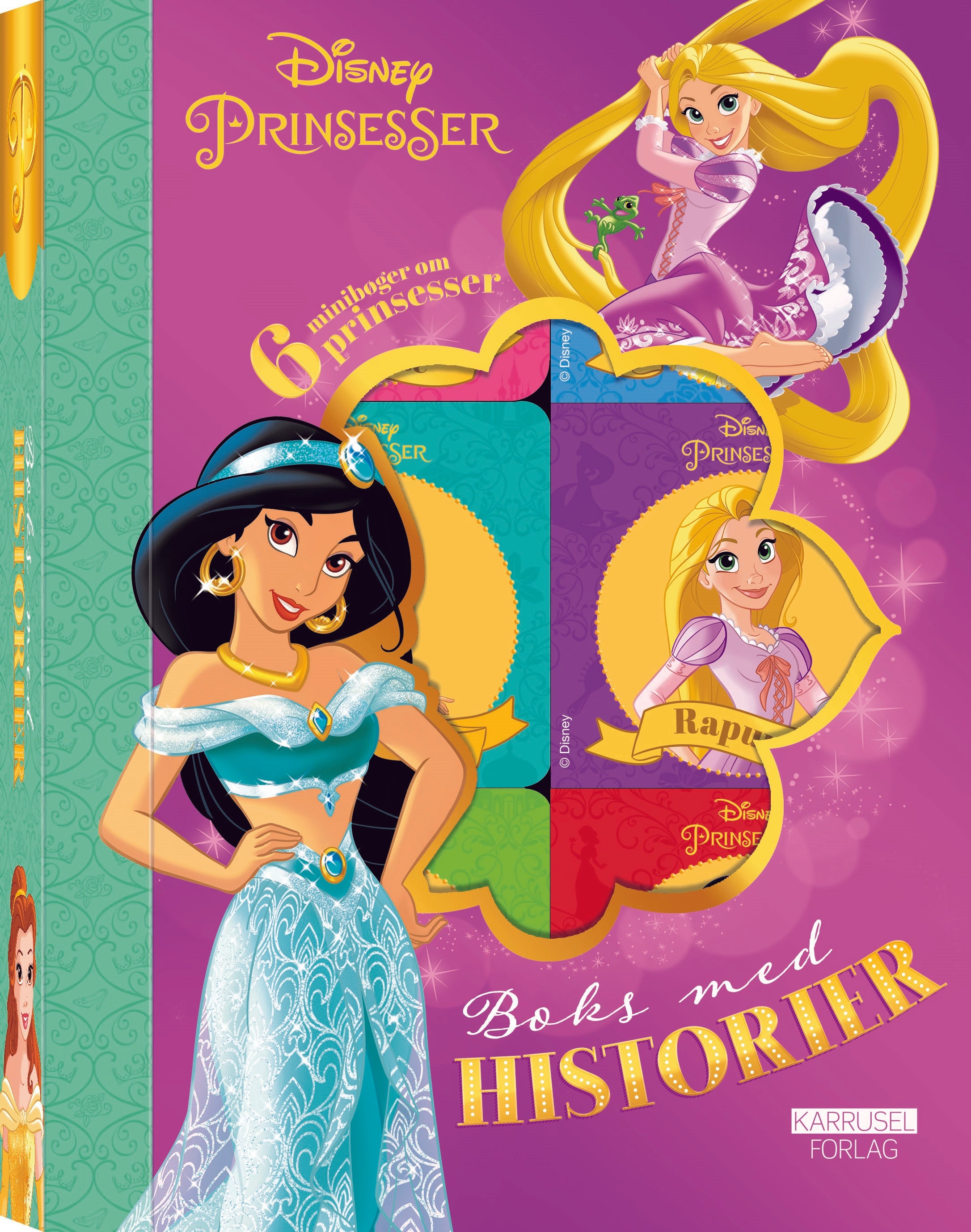 Forside til bogen Disney Prinsesser - Boks med historier (med 6 minibøger)