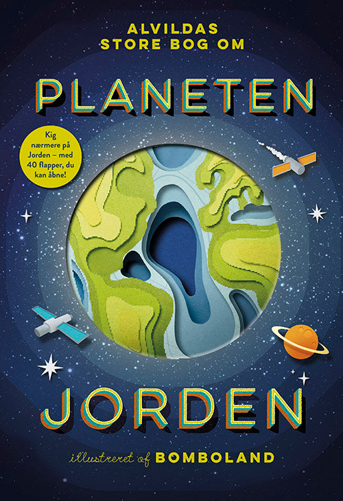 Forside til bogen Alvildas store bog om planeten Jorden