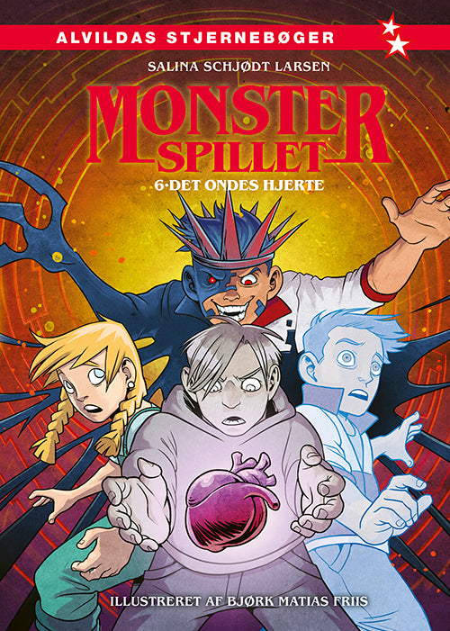 Forside til bogen Monsterspillet 6: Det Ondes Hjerte