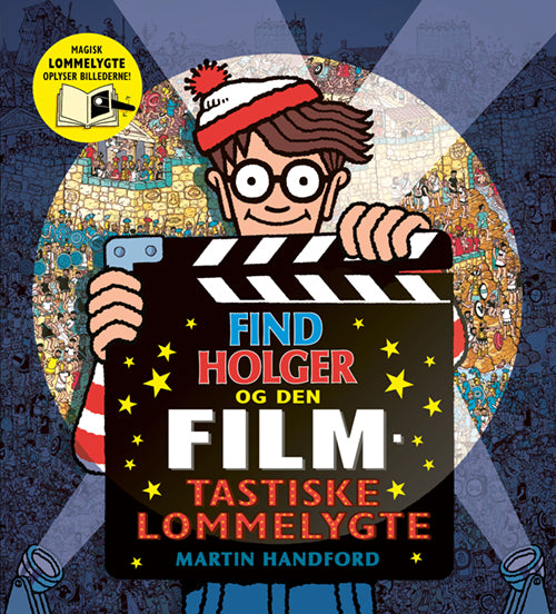 Forside til bogen "Find Holger - og den film-tastiske lommelygte"