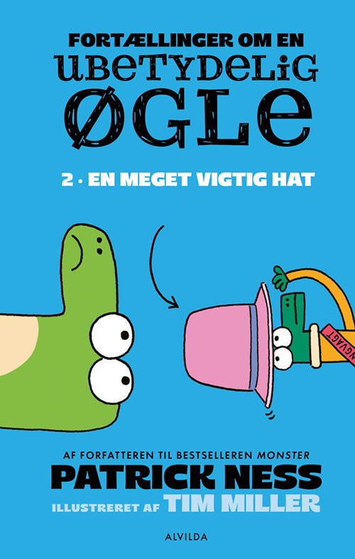 Forside til bogen "Fortællinger om en ubetydelig øgle 2: En meget vigtig hat"