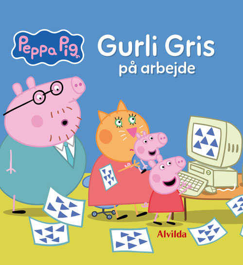 Forside til bogen "Peppa Pig - Gurli Gris på arbejde"
