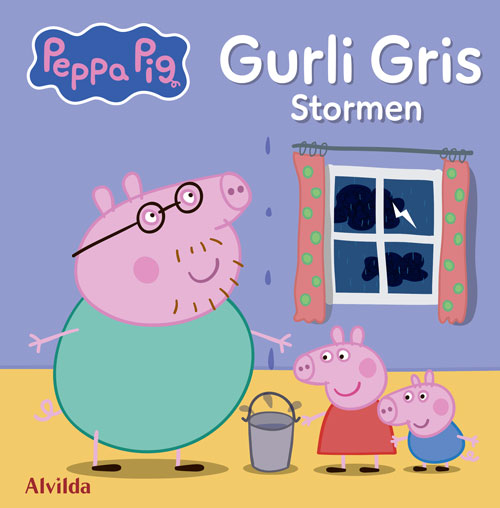 Forside til bogen "Peppa Pig - Gurli Gris - Stormen"