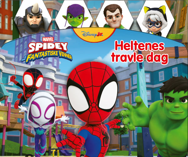 Forside til bogen "Marvel - Spidey - Heltenes travle dag (flapbog med indeks)"