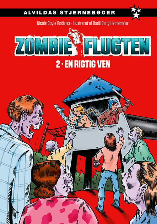 Forside til bogen "Zombie-flugten 2: En rigtig ven"