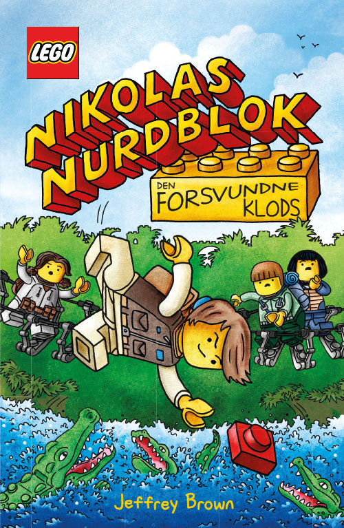 Forside til bogen "LEGO - Nikolas Nurdblok 1: Den forsvundne klods"