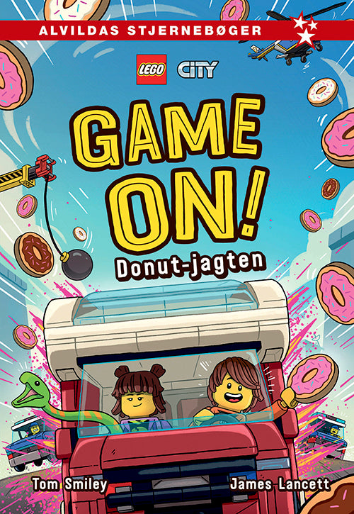 Forside til bogen "LEGO City Game on! - Donut-jagten"