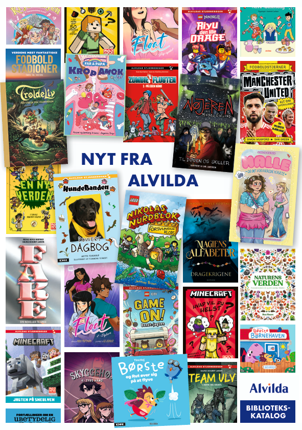Forside til Alvildas bibliotekskatalog