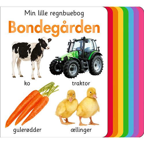 Forside til bogen Min lille regnbuebog - Bondegården