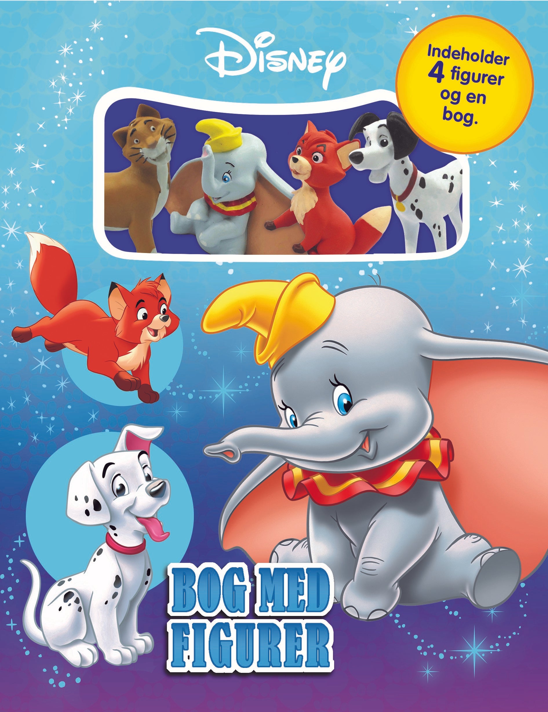 Disney Dumbo - Bog med figurer (med 4 figurer og en papbog)