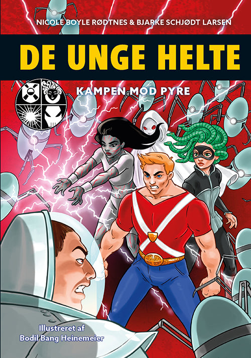 Forside til bogen De unge helte 2: Kampen mod PYRE