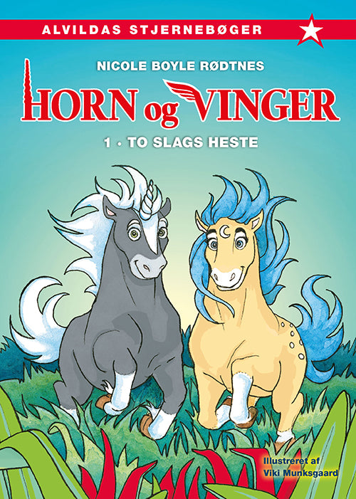 Forside til bogen Horn og vinger 1: To slags heste