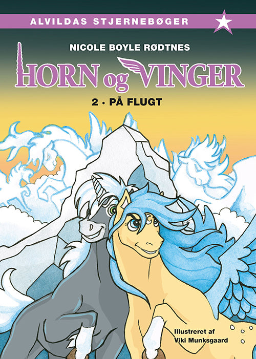 Forside til bogen Horn og vinger 2: På flugt