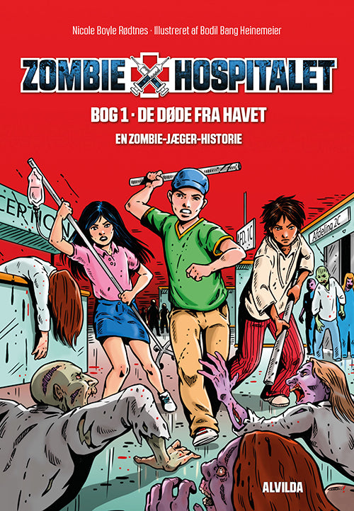 Forside til bogen Zombie-hospitalet 1: De døde fra havet