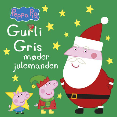 Forside til bogen Peppa Pig - Gurli Gris møder julemanden