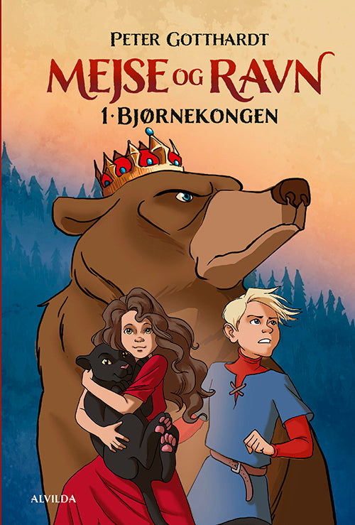 Forside til bogen Mejse og Ravn 1: Bjørnekongen
