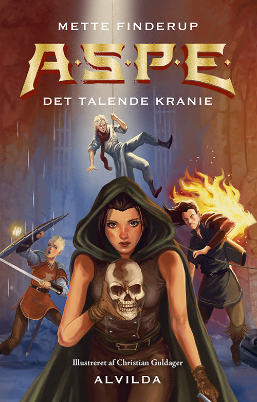 Forside til bogen A.S.P.E. 8: Det talende kranie