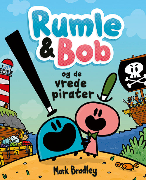 Forside til bogen Rumle og Bob - og de vrede pirater (1)