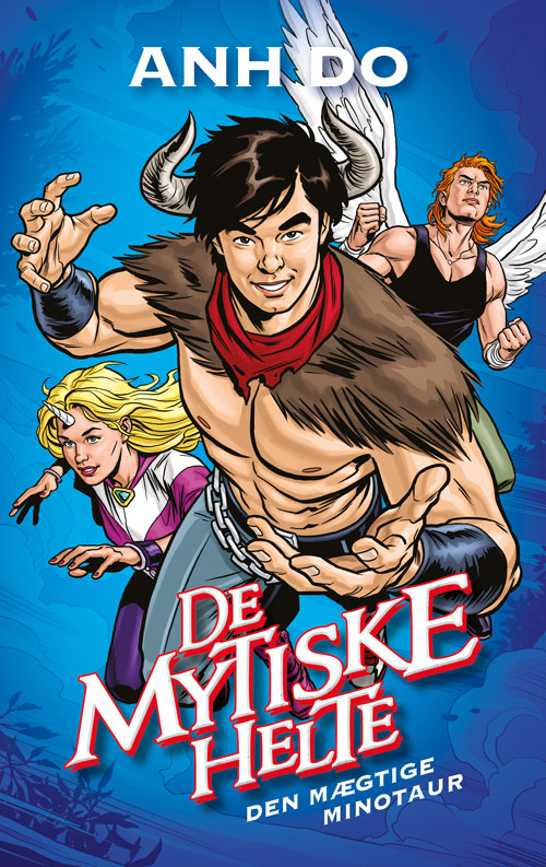 Forside til bogen De mytiske helte 2: Den mægtige minotaur