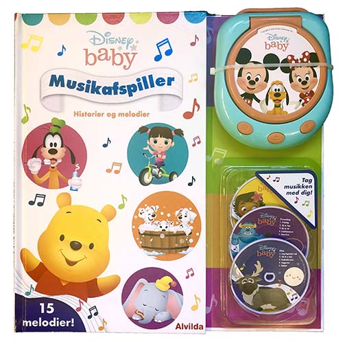 Forside til bogen Disney Baby - Musikafspiller - Historier og melodier (med 15 sange)