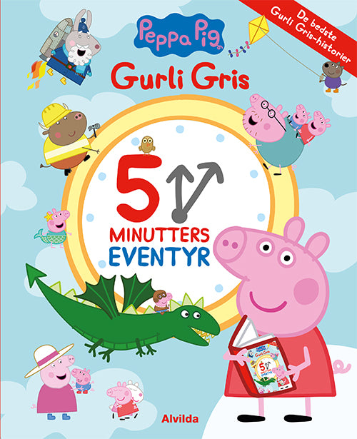 Forside til bogen Peppa Pig - Gurli Gris - 5 minutters eventyr