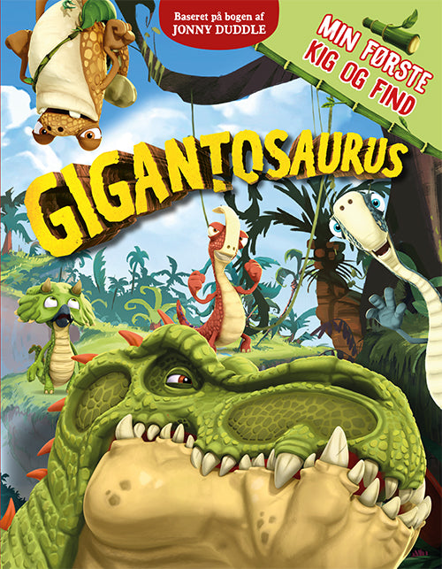 Forside til bogen Gigantosaurus - Min første kig og find