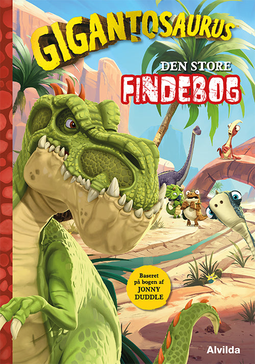 Forside til bogen Gigantosaurus - Den store findebog