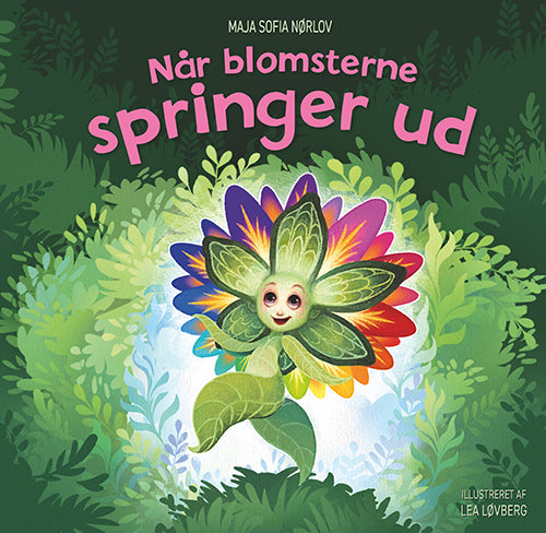 Forside til bogen Når blomsterne springer ud