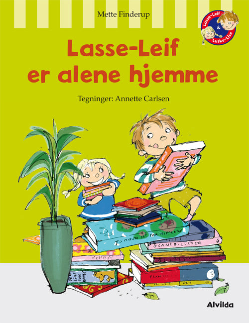 Forside til bogen Lasse-Leif er alene hjemme
