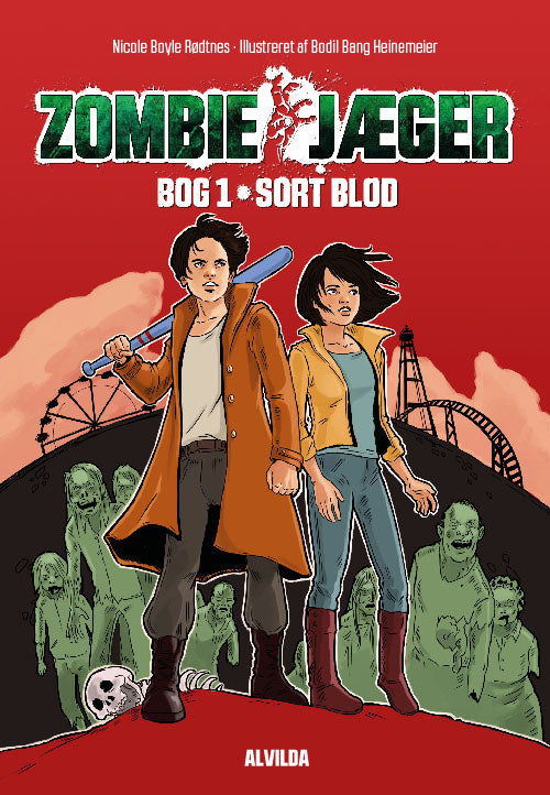Forside til bogen Zombie-jæger 1: Sort blod