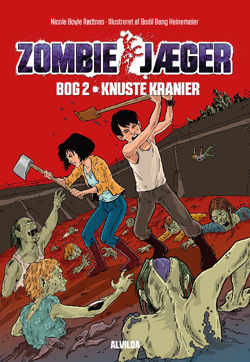 Forside til bogen Zombie-jæger 2: Knuste kranier