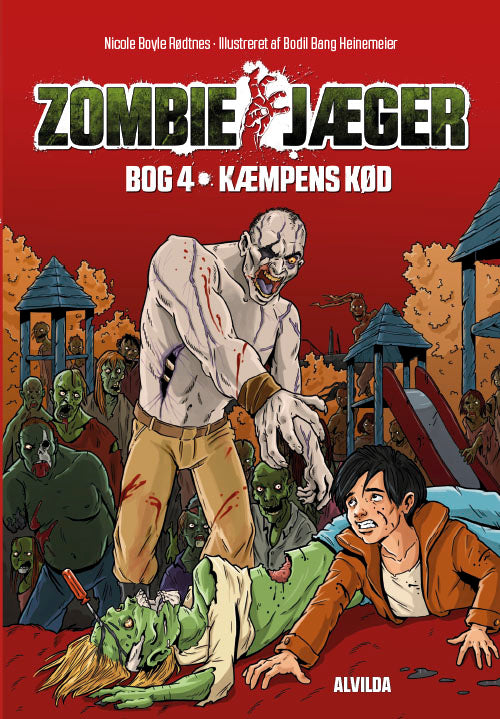 Forside til bogen Zombie-jæger 4: Kæmpens kød