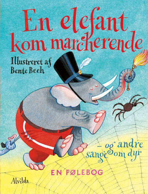 Forside til bogen En elefant kom marcherende