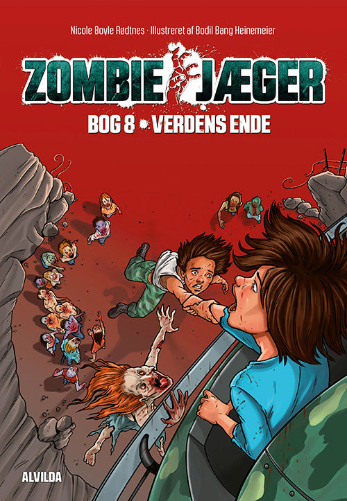 Forside til bogen Zombie-jæger 8: Verdens ende