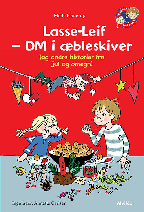 Forside til bogen Lasse-Leif - DM i æbleskiver (og andre historier fra jul og omegn)