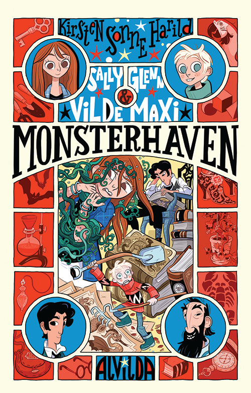 Forside til bogen Sally, Glenn og vilde Maxi 3: Monsterhaven