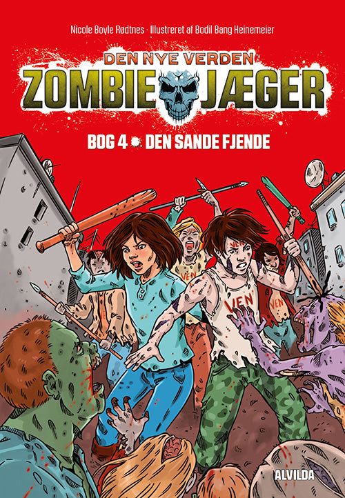 Forside til bogen Zombie-jæger - Den nye verden 4: Den sande fjende