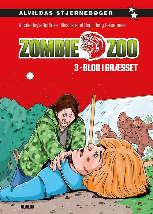 Forside til bogen Zombie zoo 3: Blod i græsset