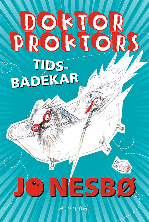 Forside til bogen Doktor Proktors tidsbadekar (2)