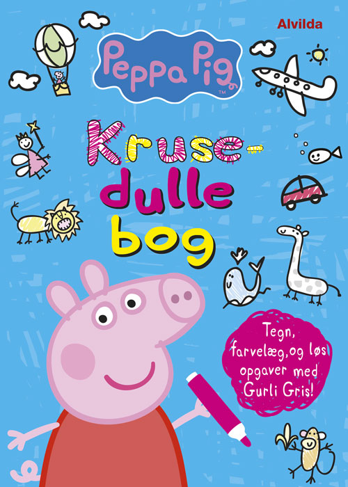 Forside til bogen Peppa Pig - Gurli Gris - Krusedullebog
