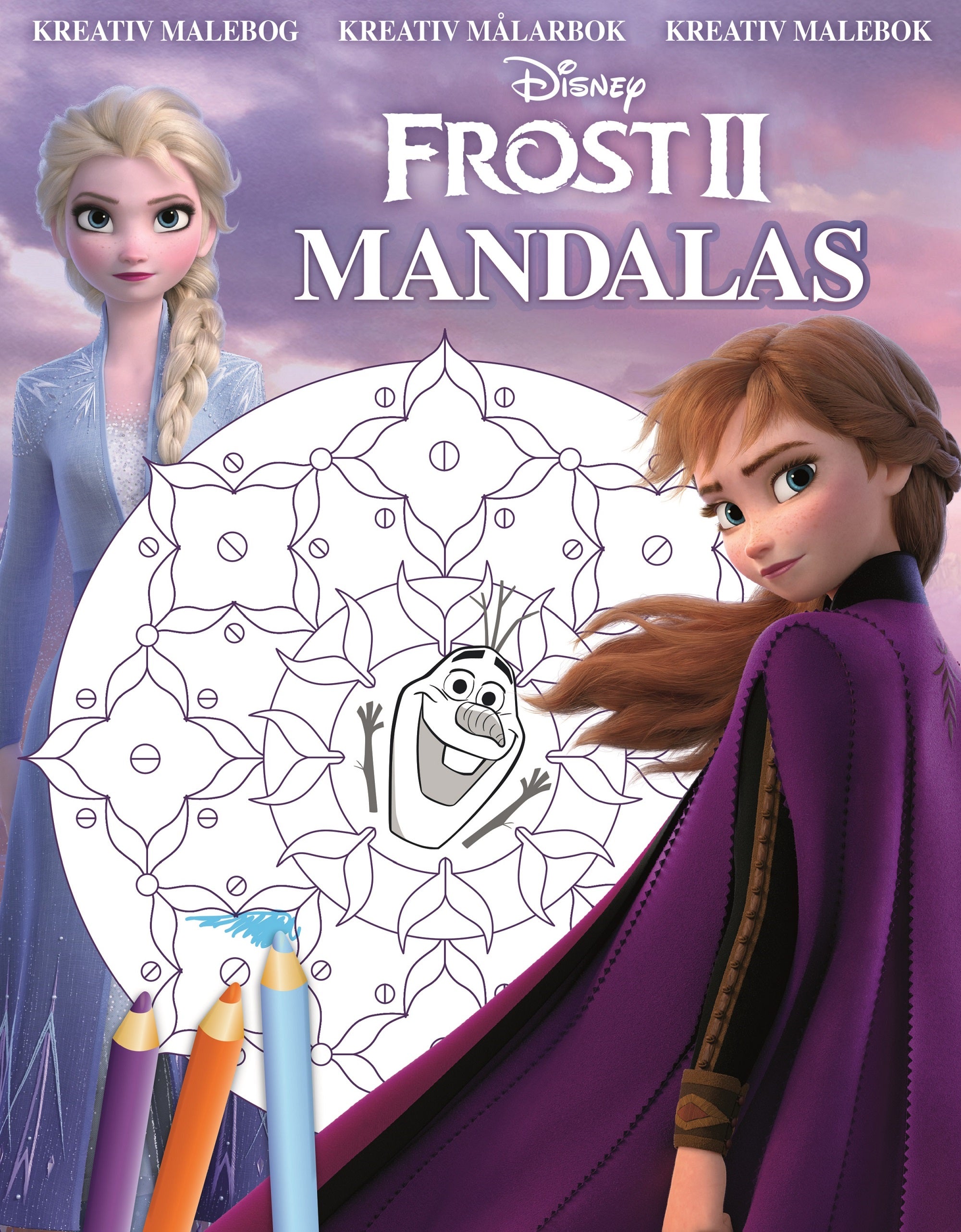 Forside til bogen Mandalas Disney Frost 2