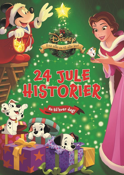 Forside til bogen Disney Julekalenderbog