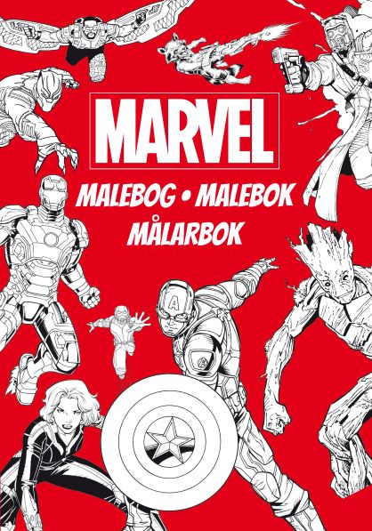 Forside til bogen Marvel - Malebog