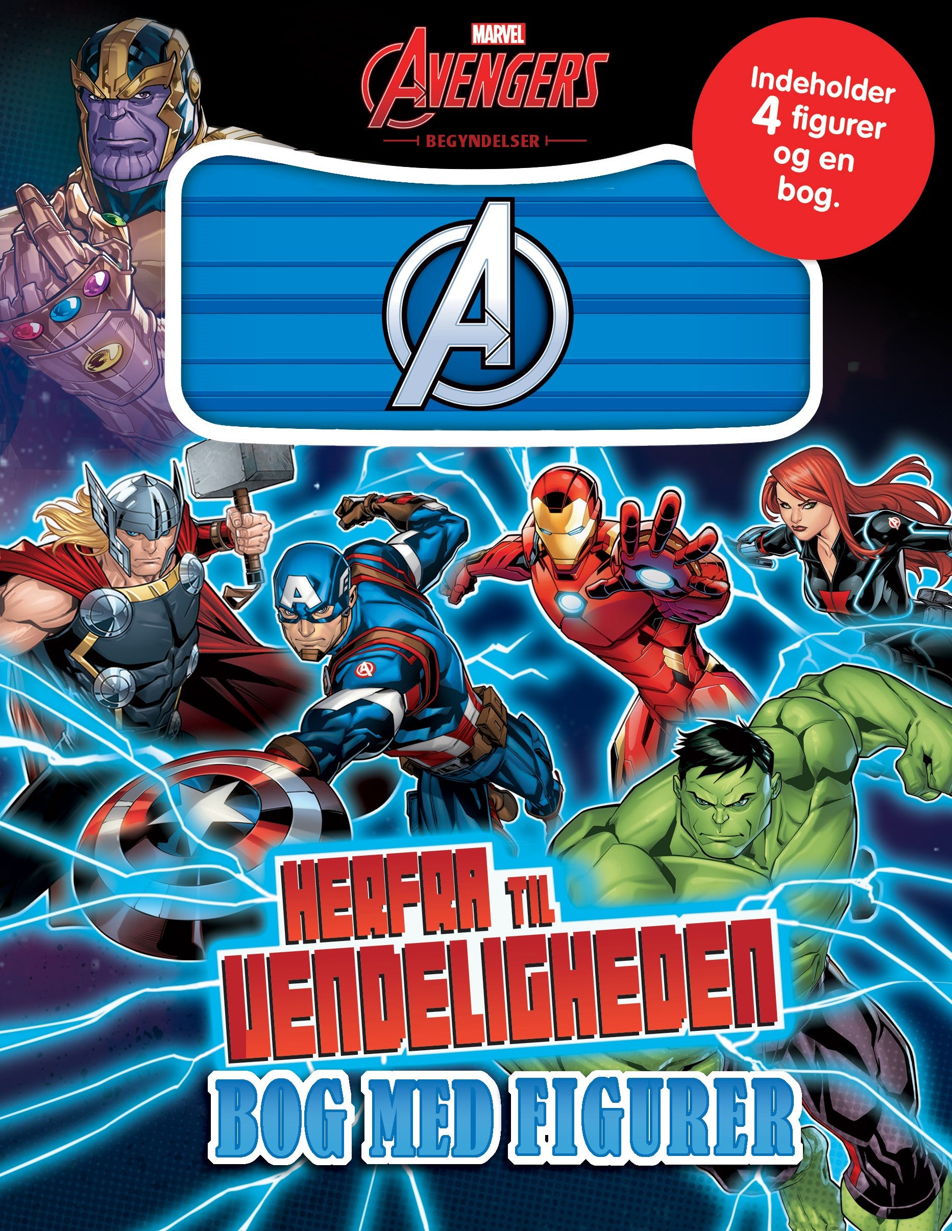 Forside til bogen Marvel Avengers - Bog med figurer